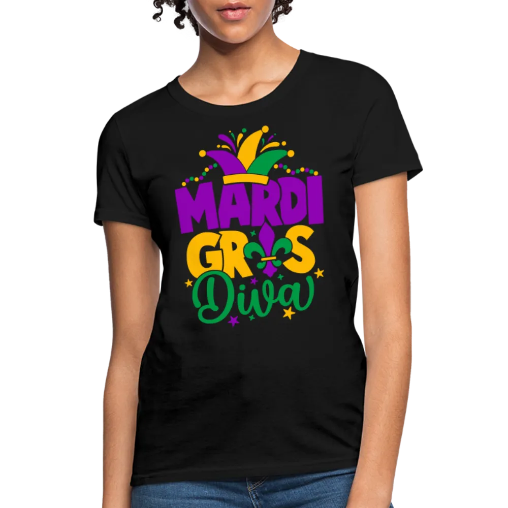 Mardi Gras Diva : Women's T-Shirt