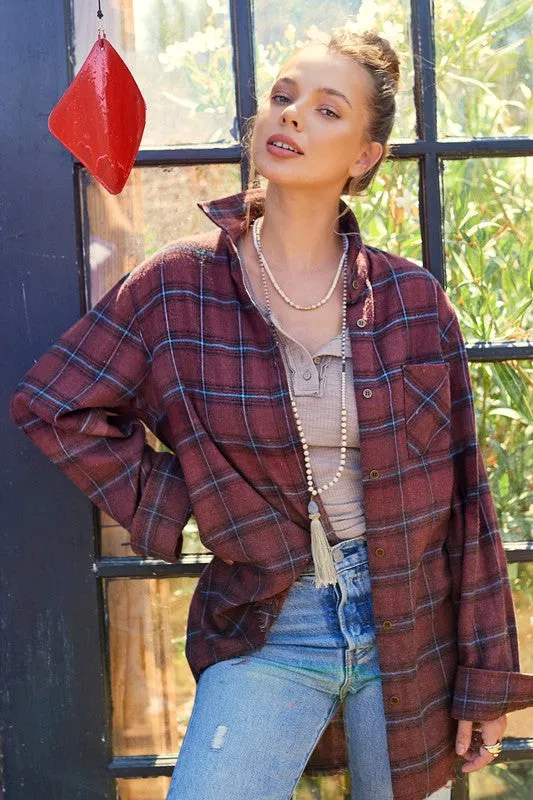 Mari Plaid Shirt
