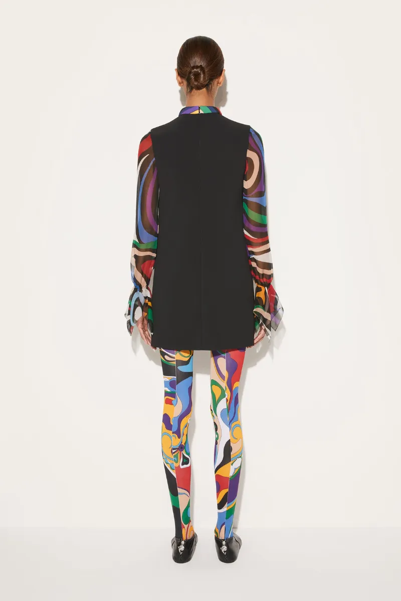 Marmo Print Mini Dress