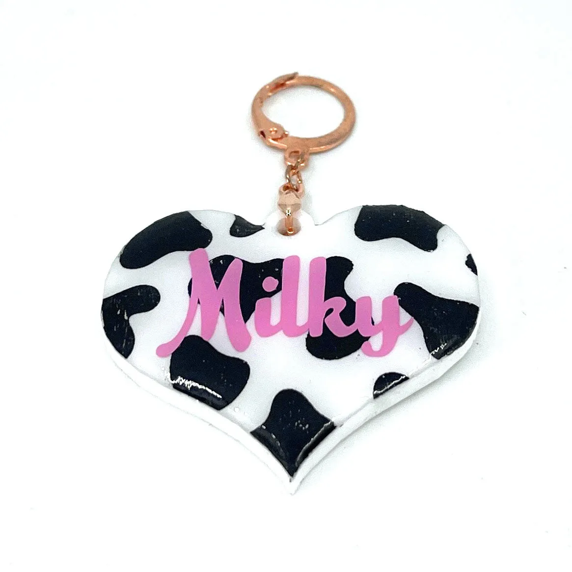 Milky Cow Collar Tag