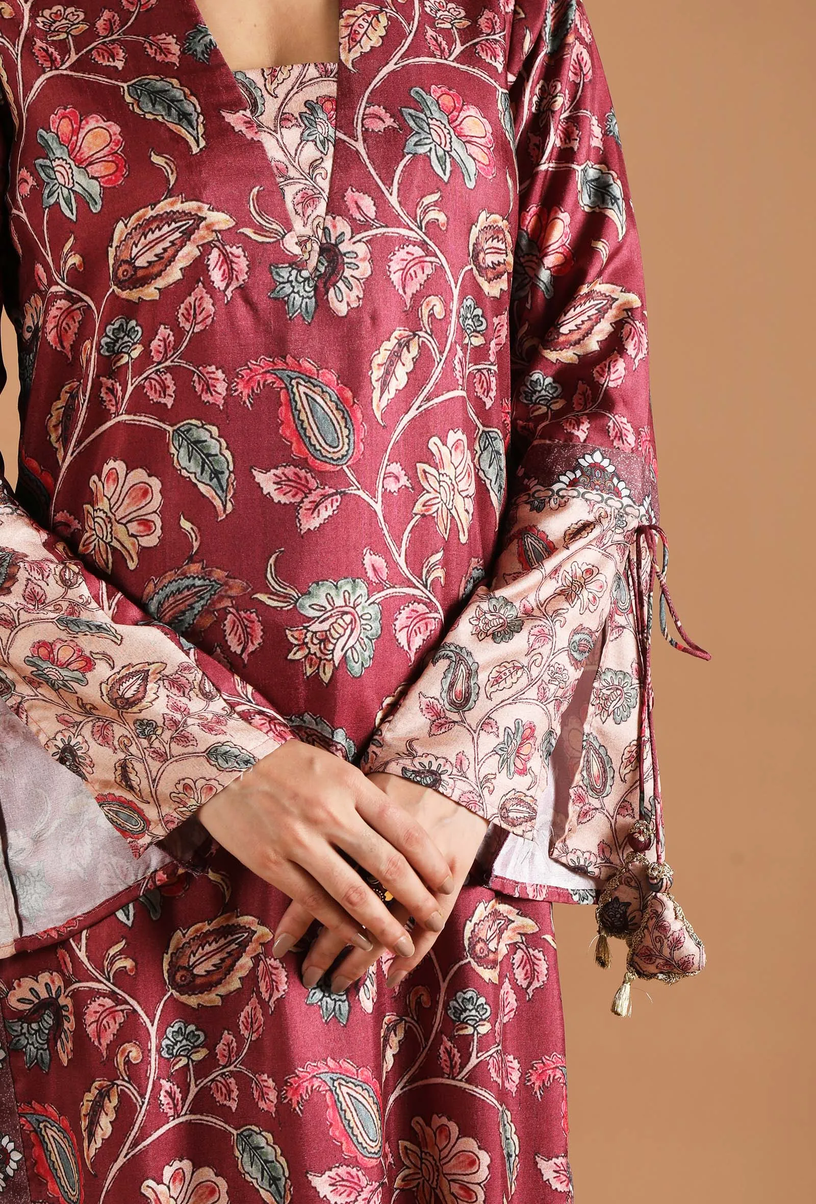 Nirali Allover Kalamkari Straight Kurta