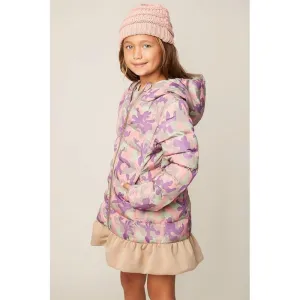 Pink Camo Puffer Jacket