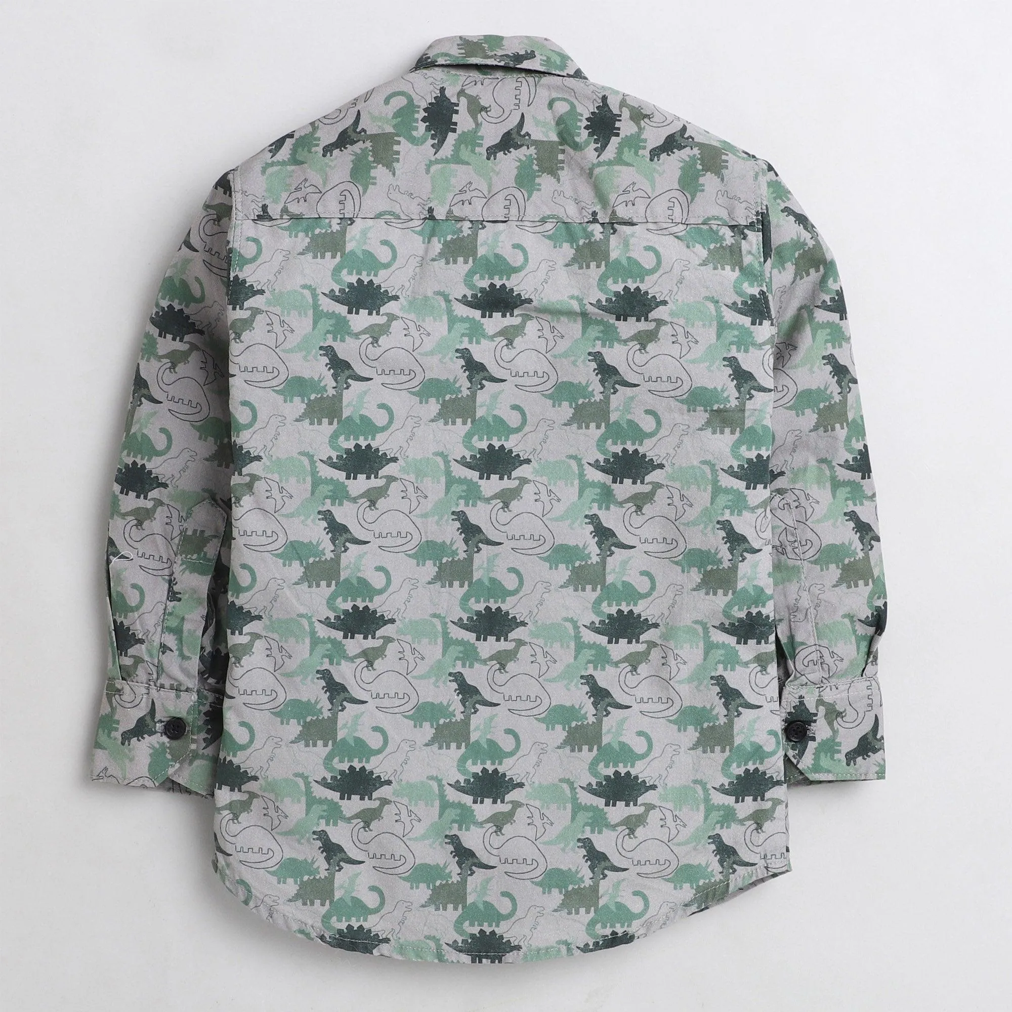 Polka Tots camofledge shirt dinosaur tshirt shirt - green