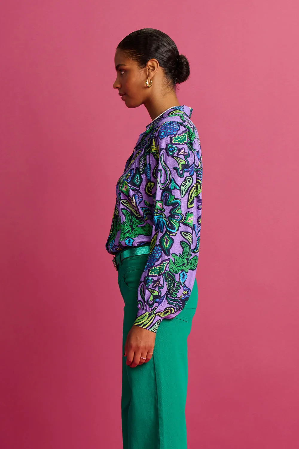 POM Blouse Full Glow Lilac