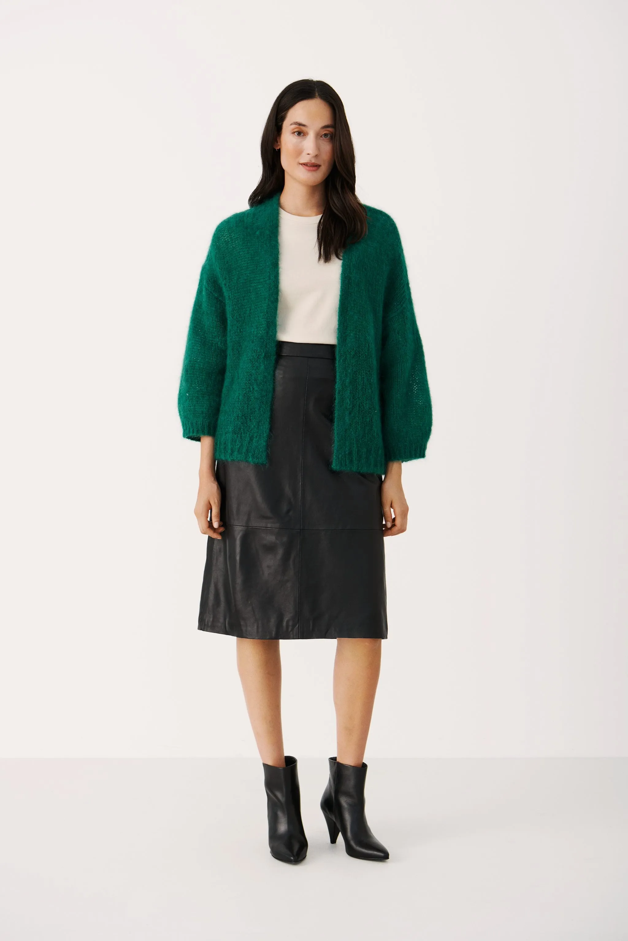 Rastinapw Cardigan - Evergreen