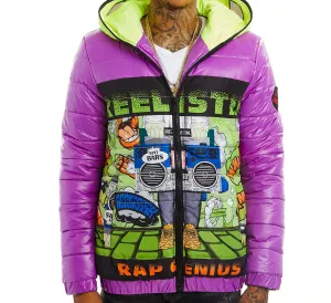 Reelistik-Rap Genius Puffer Jacket-Grass Green