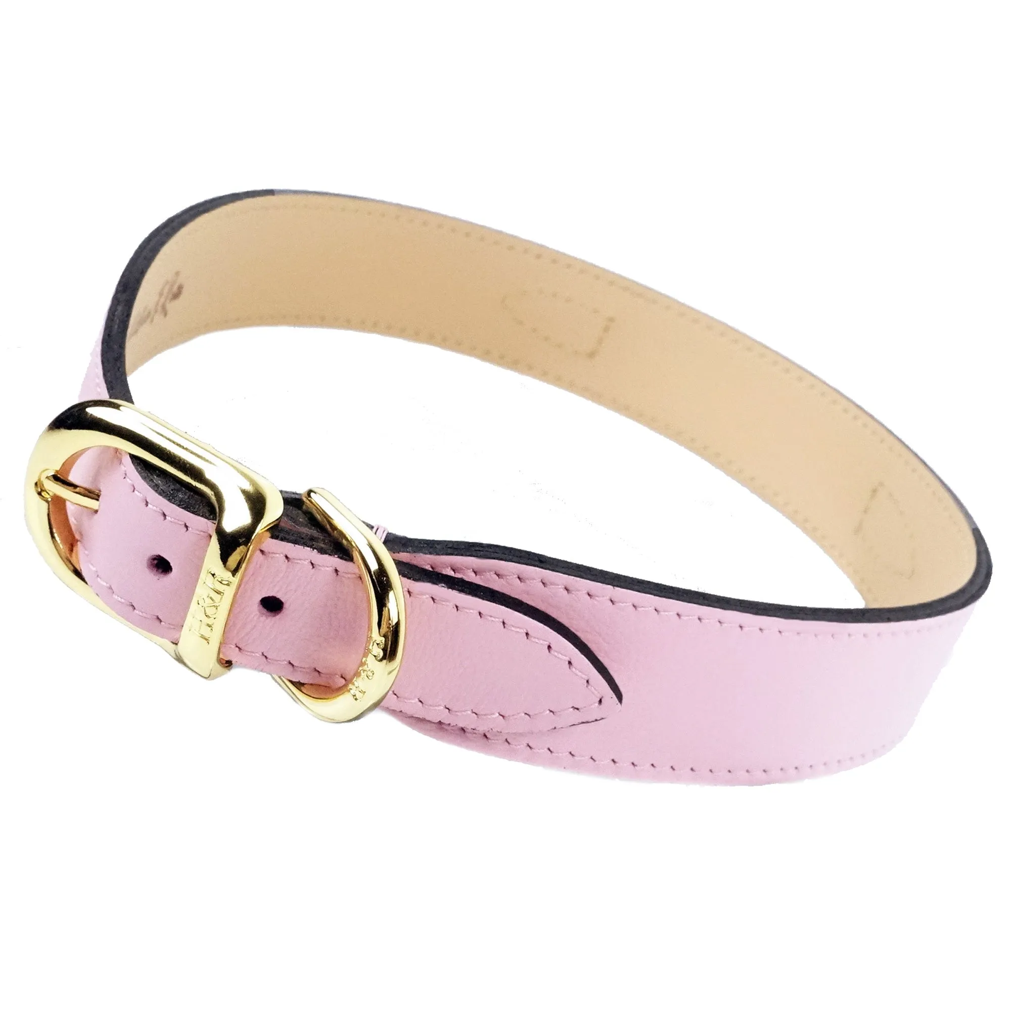 Regency Dog Collar in Sweet Pink & Gold