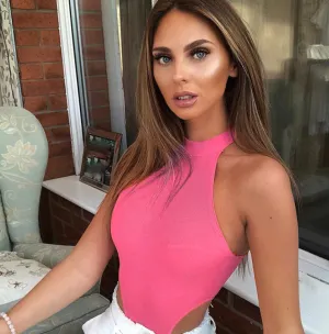 Ribbed Fluorescent Bodysuit