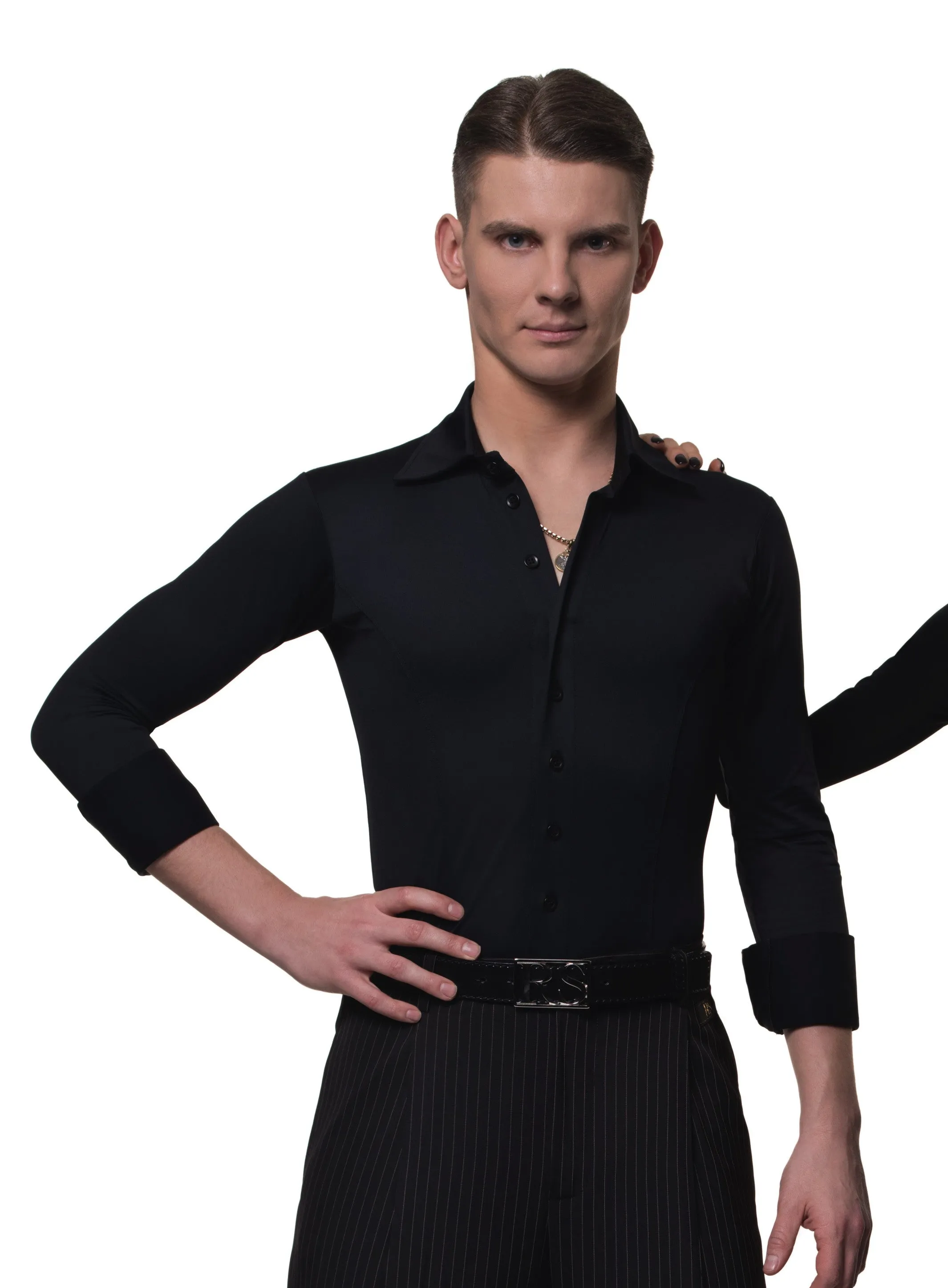 RS Atelier Special Mens Slim Fit Stretch Body Shirt