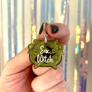 Sex Witch - Halloween Collar Tag