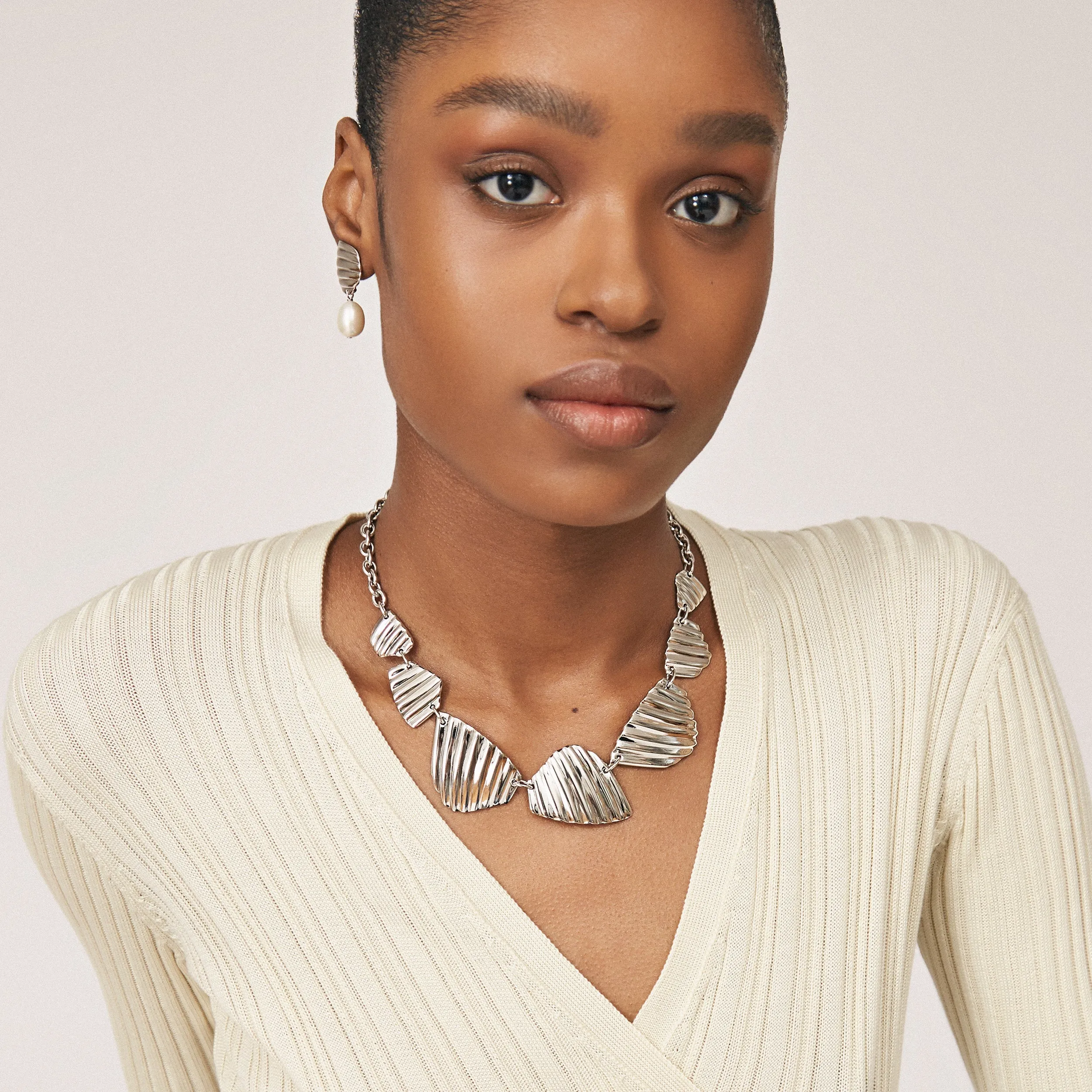 Soleil Collar - Silver