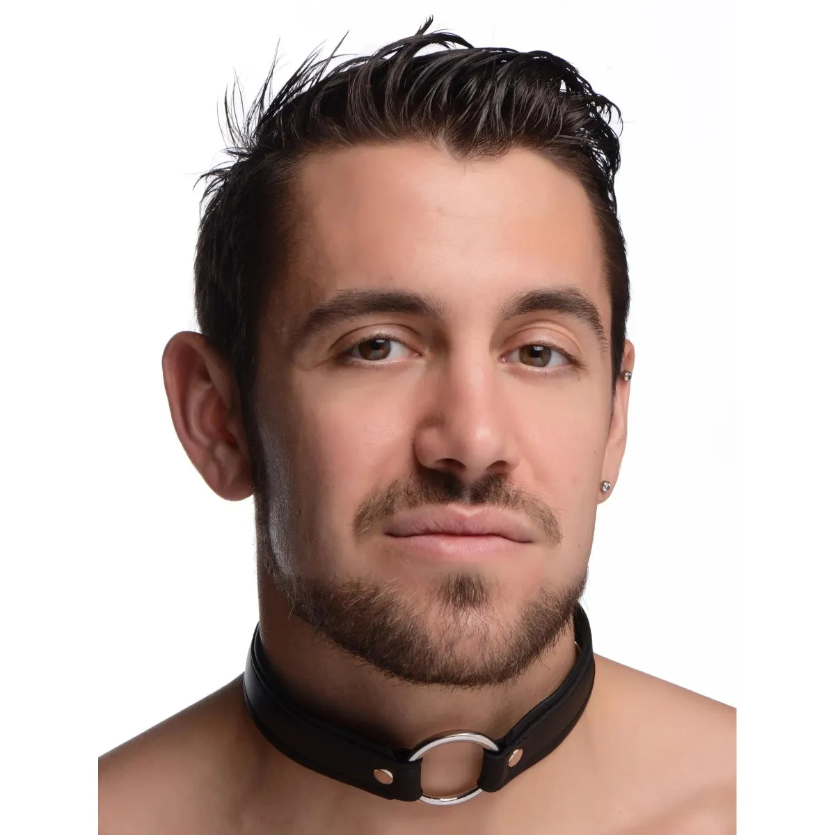 Strict O-Ring Collar Black Silver