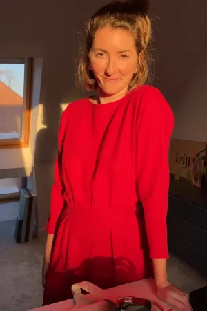 The Bringing Sexy Back ezp® Jumpsuit Scarlet Linen