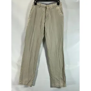 TOMMY HILFIGER Men's Tan Regular-Fit Straight-Leg Chino Pants SZ 30