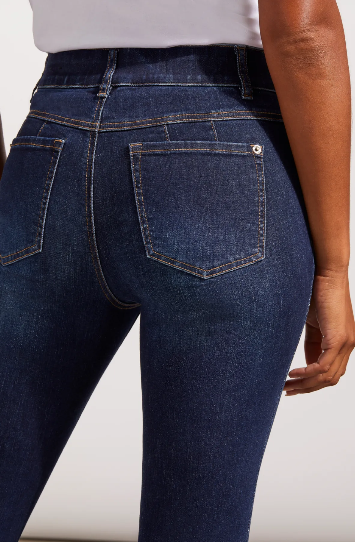 Tribal Sophia Straight Jean - Deep Ocean