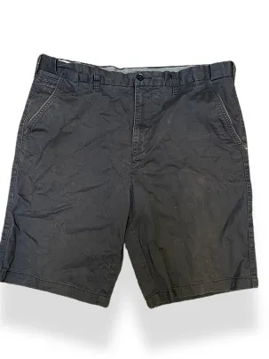 Vintage navy blue mens chinos short