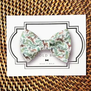 Whimsical Reindeer Bow for Dog Collar and Cat Collar