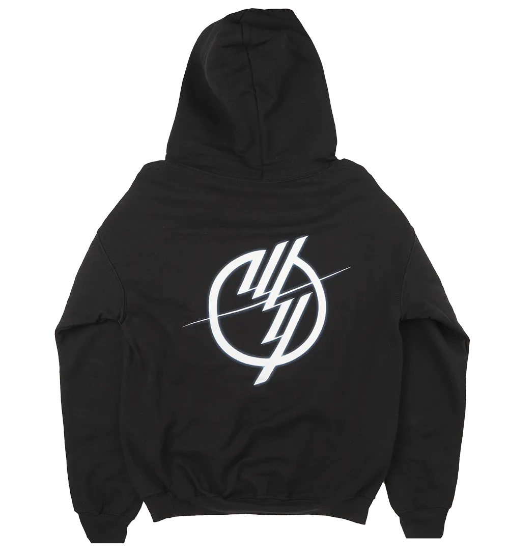 WISIN & YANDEL HOODIE BLACK - MISSION TOUR