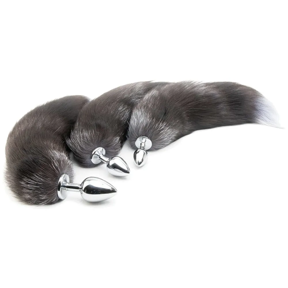 Wolf Anal Metal Tail 18"