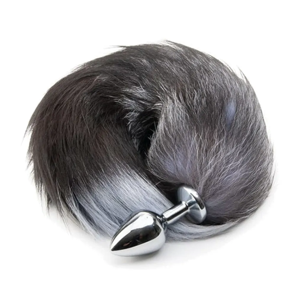 Wolf Anal Metal Tail 18"