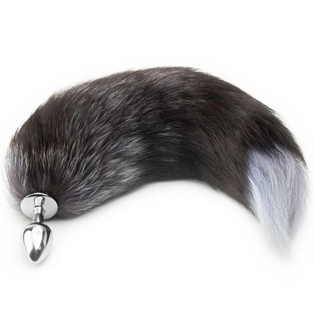 Wolf Anal Metal Tail 18"