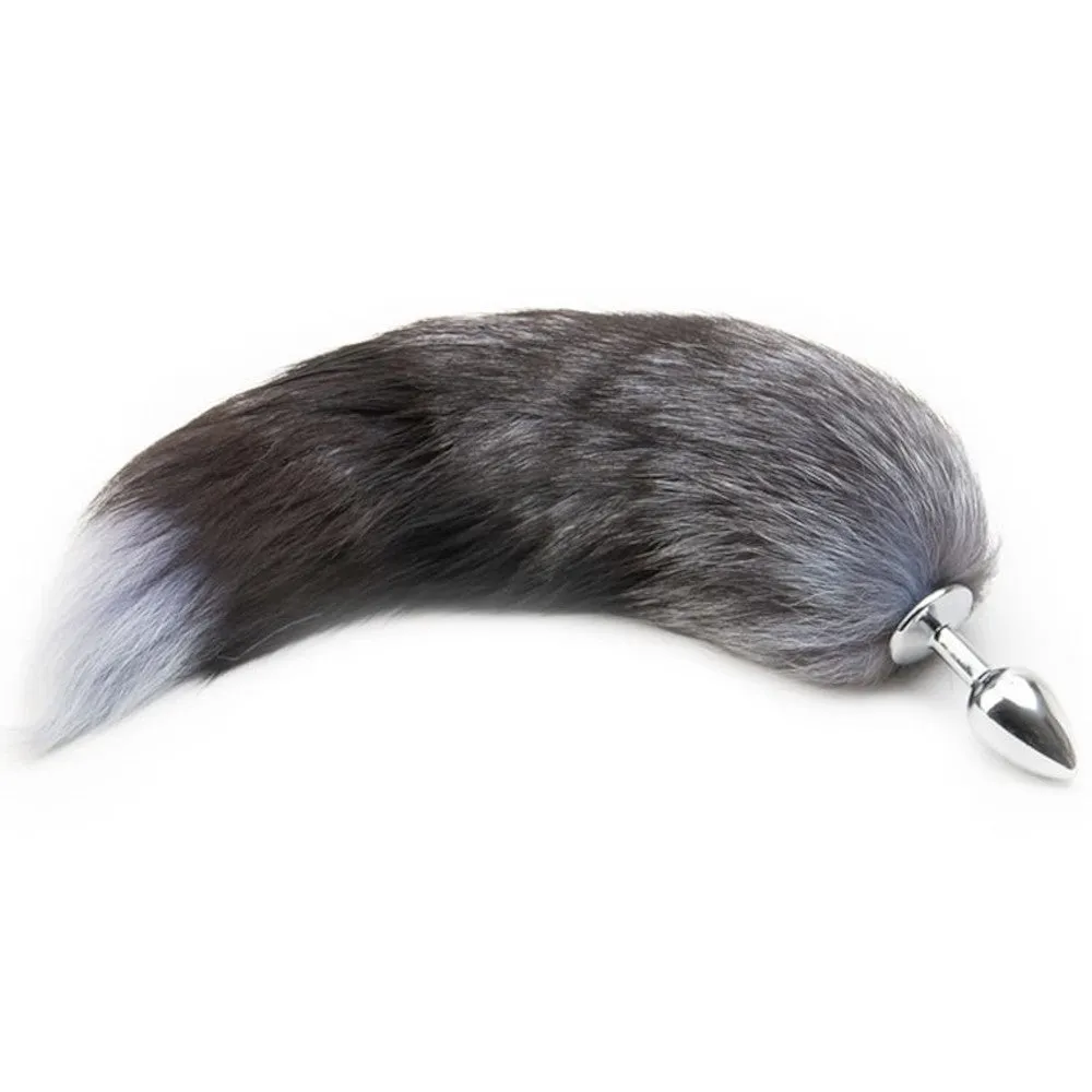 Wolf Anal Metal Tail 18"