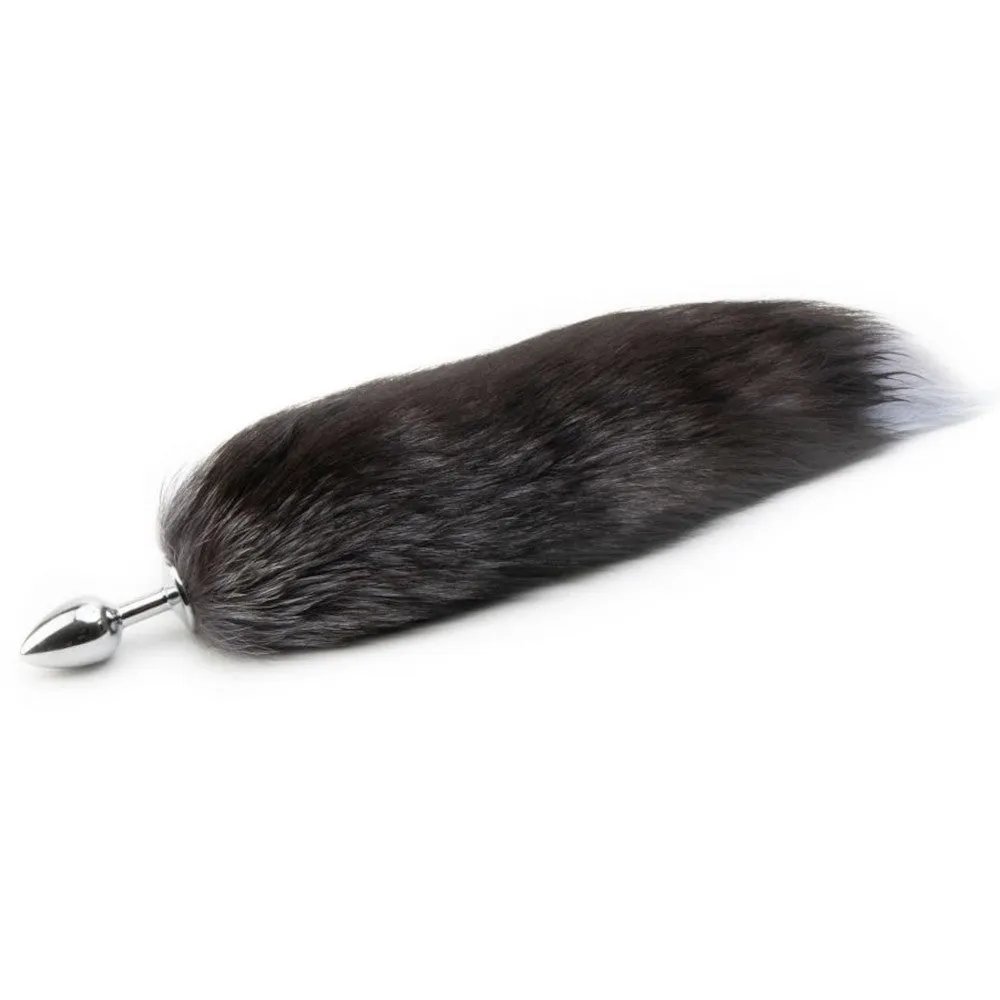 Wolf Anal Metal Tail 18"