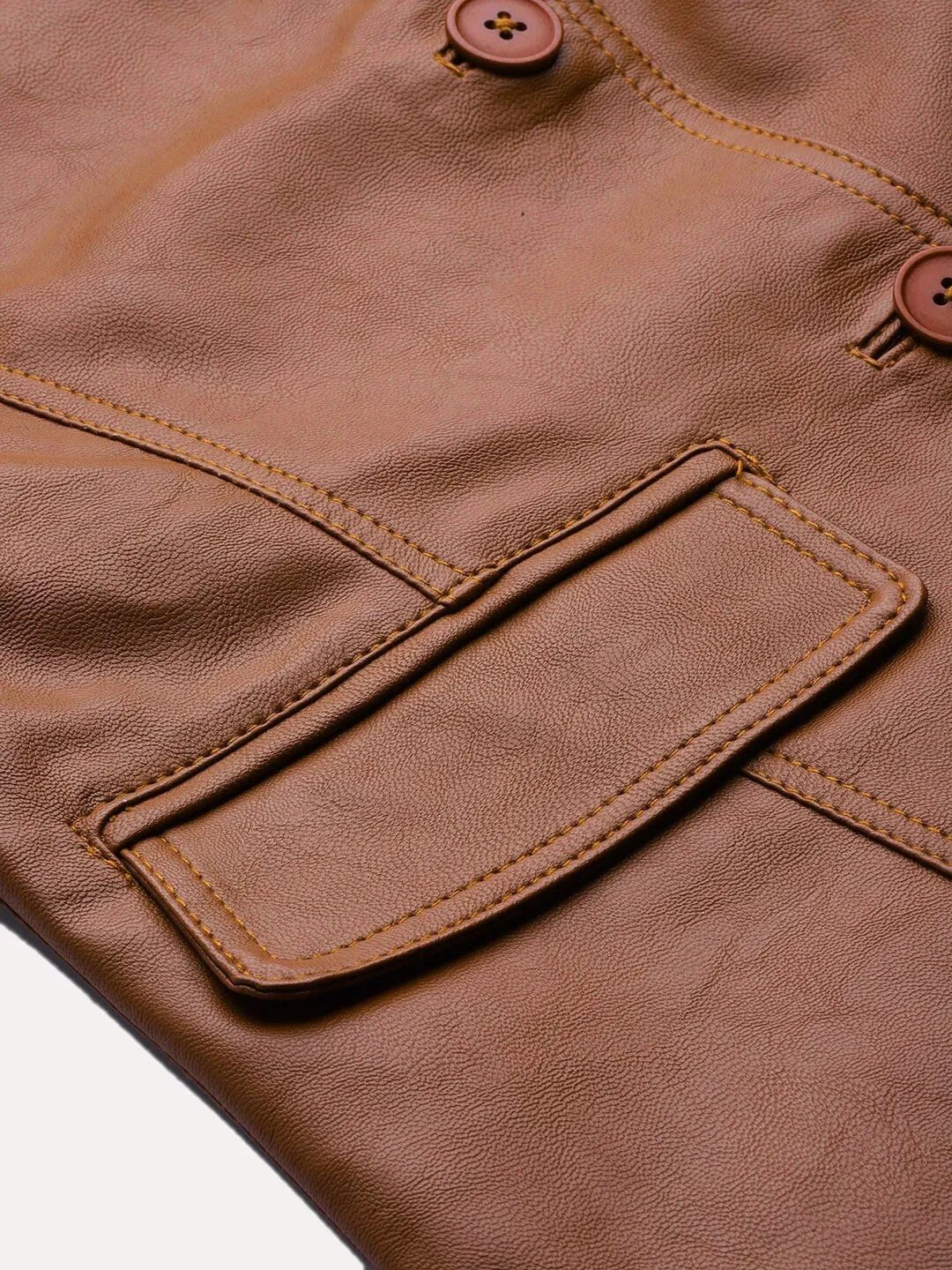 Women Crop Outdoor Leather Jacket | QAWACH
