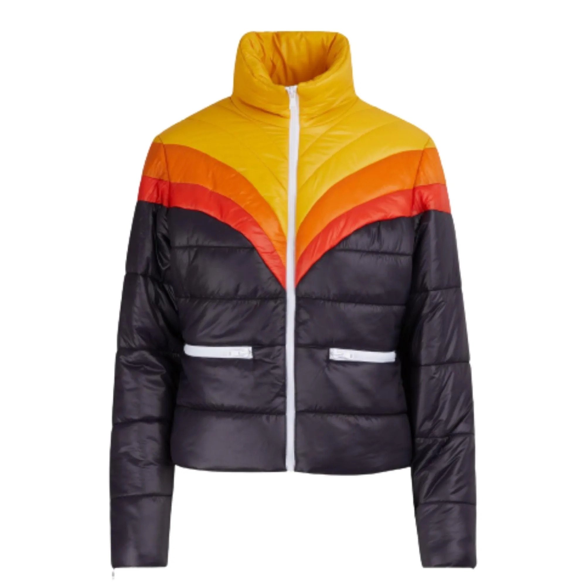 Women's 70s Rising Sun Rainbow Jacket