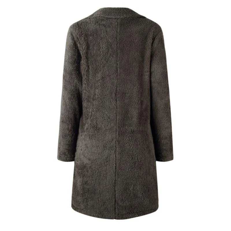 Women's Autumn/Winter Casual Warm Faux Fur Coat