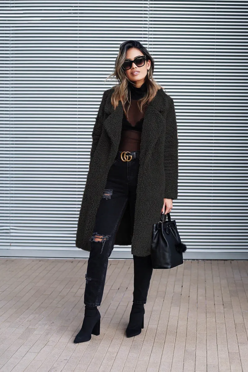 Women's Autumn/Winter Soft Plush Warm Faux Lamb's Fur Long Coat