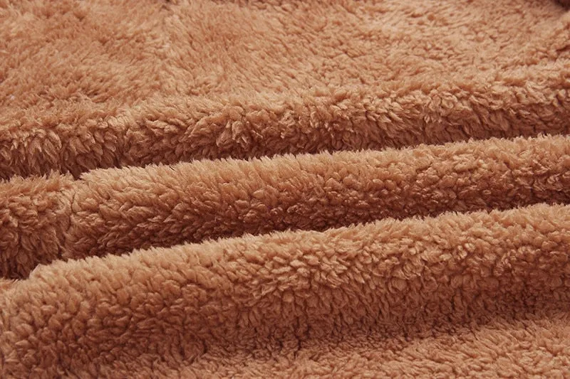 Women's Autumn/Winter Soft Plush Warm Faux Lamb's Fur Long Coat